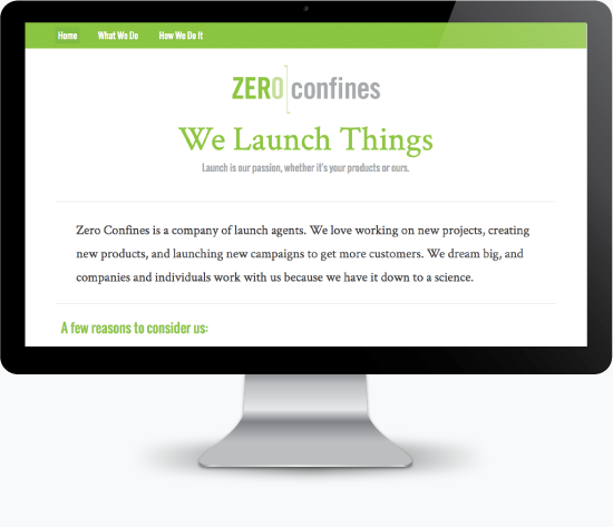 Zero Confines